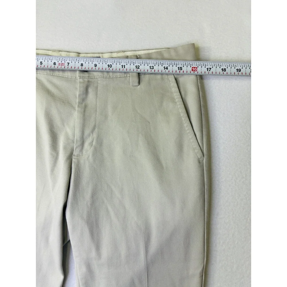 Dockers Mens Slim Fit Chino Pants Khaki Tan Flat Front Trousers 31x30